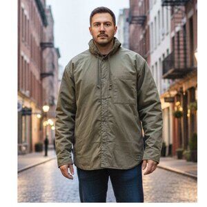 TOPMAN Military Green Jacket, Men's Size Medium, NWD